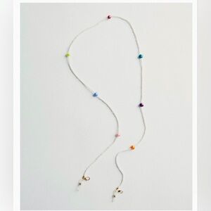 Zara Accessories Beaded Sunglasses Glasses and Mask Chain Holder NEW